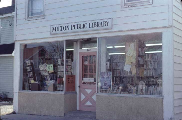 Front of Old Vernal Ave Milton Public Library