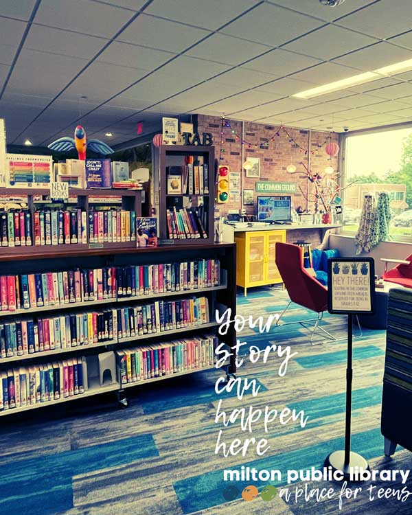 Picture of Tween section with writing over image