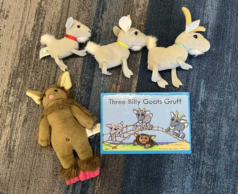 Billy Goats Gruff Puppet Pouches