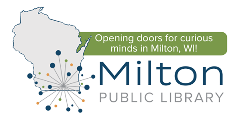 MPL-Website-Logo Milton Public Library logo With Wisconsin Location Marker
