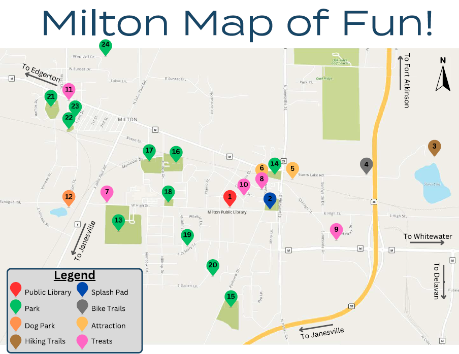 Milton Map of Fun