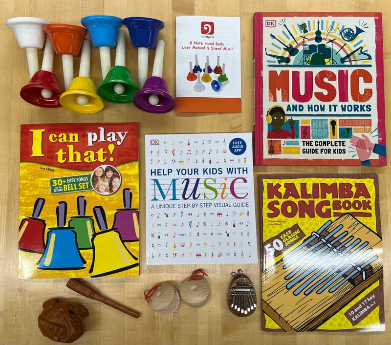 Mini Band Camp Kit with instruments and books
