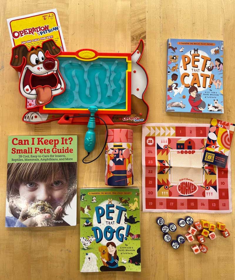 Pet Care Books and games