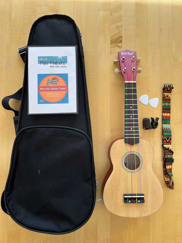 Ukulele with instructions