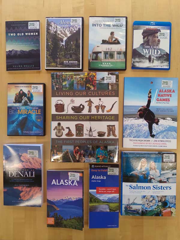 Travel with Alaska Kit Including DVD, Map, and books