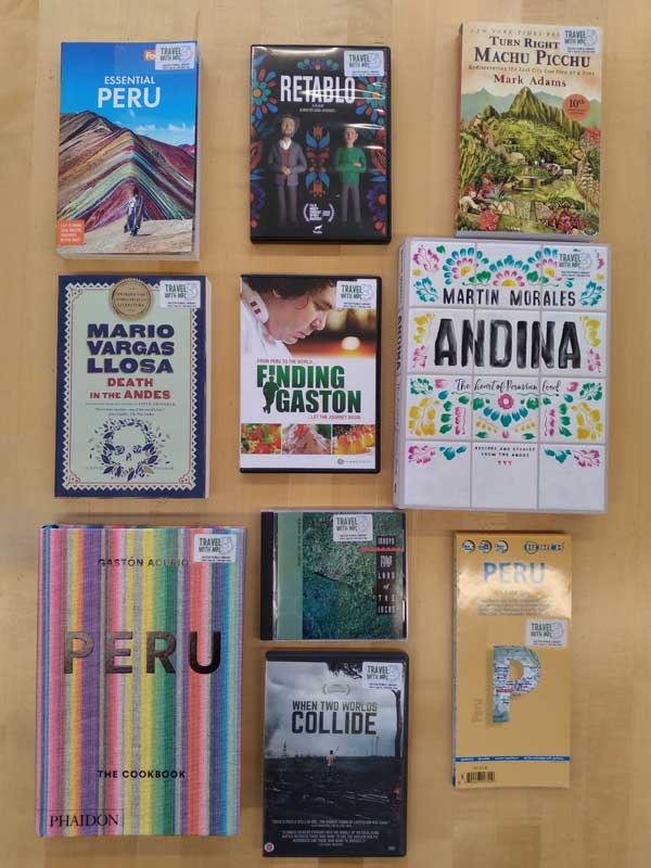 Peru Travel Kit with Map Stories, DVDs