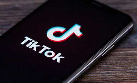TikTok Logo on phone